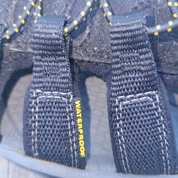 Keen Hiking Sandal Women Closed Toe Black Yellow Water Washable Size 6.5 - Picture 10 of 12